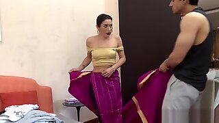 Indian hot Bhabhi gets her pussy and asshole fucked hard by young boy