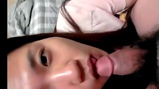 Chinese Tight Schoolgirl sucking and fucking